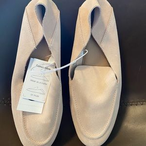 Tan loafers/ mules. NWT